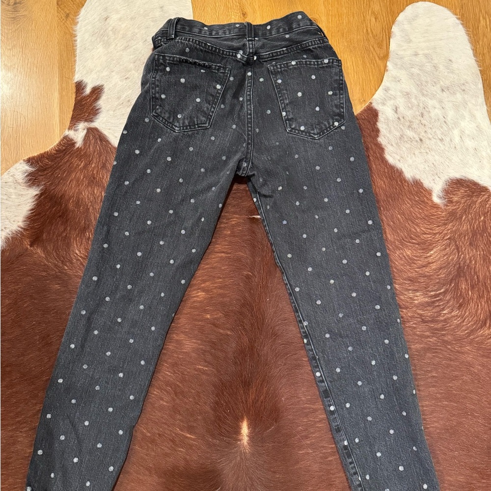 Polka dot jeans current Elliott